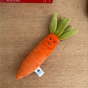 Orange Plush Carrot Toy